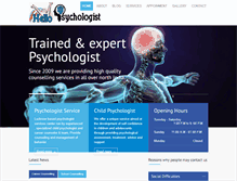 Tablet Screenshot of hellopsychologist.com